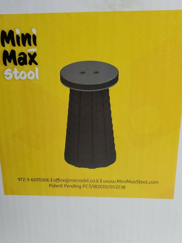 New Mini Max 19" Vortex Telescoping Stool Camping Travel Portable Collapsible gallery