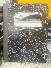 1 Mead Composition Notebook College Ruled PaperV-753 7-1/2″ x 9-3/4″, 100(K10)