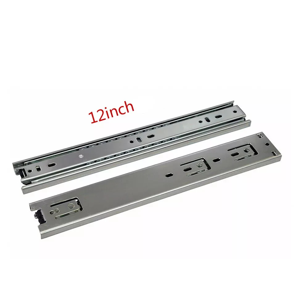 Ball Bearing Drawer Slides 10"-22"Track Rail Heavy Duty Full Extension 100-lb gallery