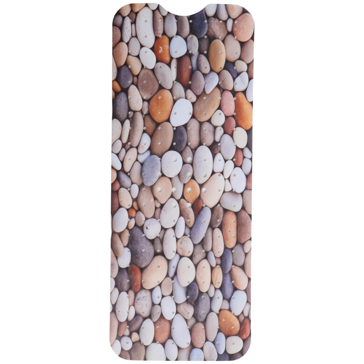 Pebble Stone Bath Mat - 40x16 Inch Rectangular Design gallery