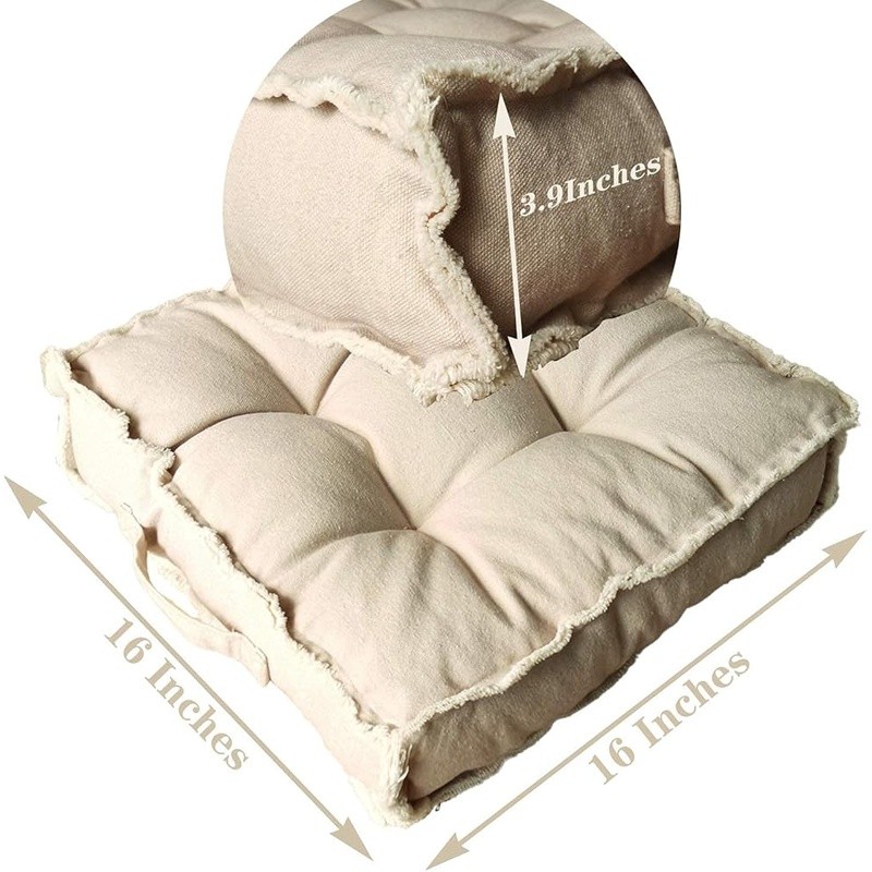 Comfortable Floor Pillow Multi-Purpose Cushion Chairs Sofas Reading Relaxing New gallery
