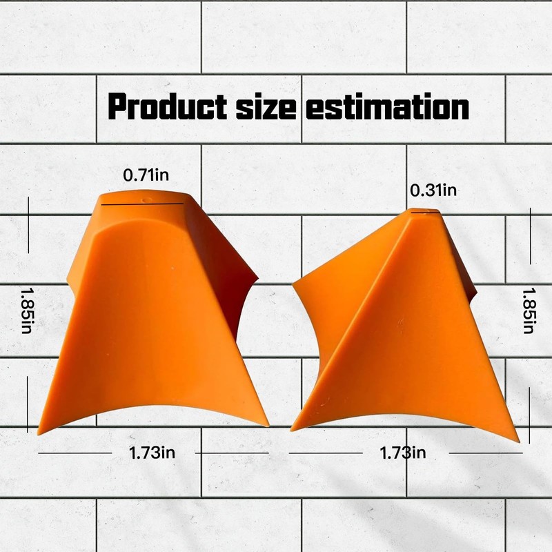 2 Pcs Silicone Seam Tools Reusable Caulking Applicator Tool for Kitchen Bathroom gallery