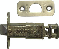 12720Xn Adjustable Backset Spring Latch for 600 Series Interior Locks Satin Nick
