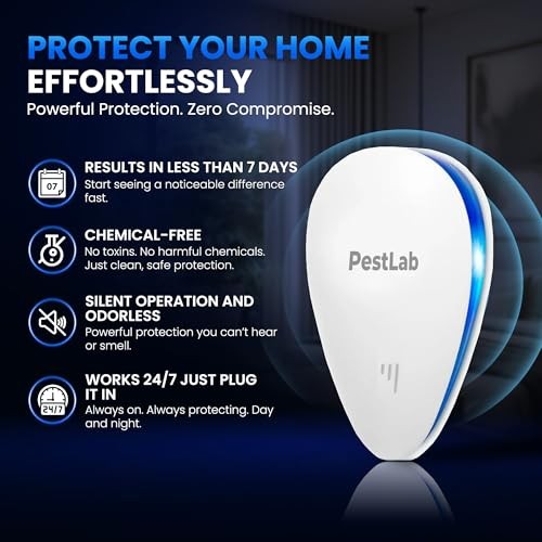 PestLab Ultrasonic Pest Repeller – Indoor Plug In Bug Repellent for 1 Pack gallery