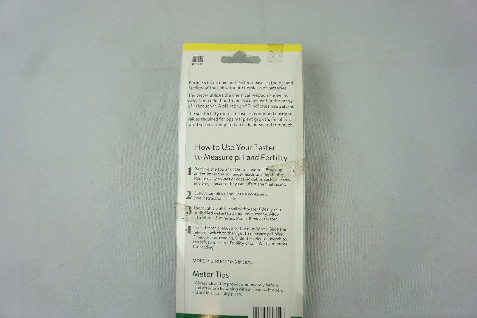 Burpee Electronic Soil Tester For pH And Fertility Testing No Batteries Required gallery
