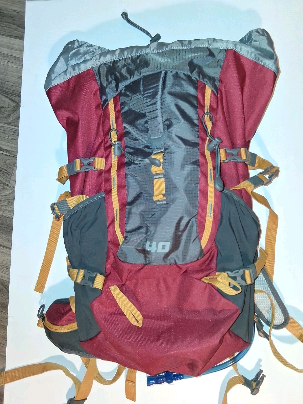 Magellan Outdoors 40LTechnical Frame HikingBackpack Red/Gray 2