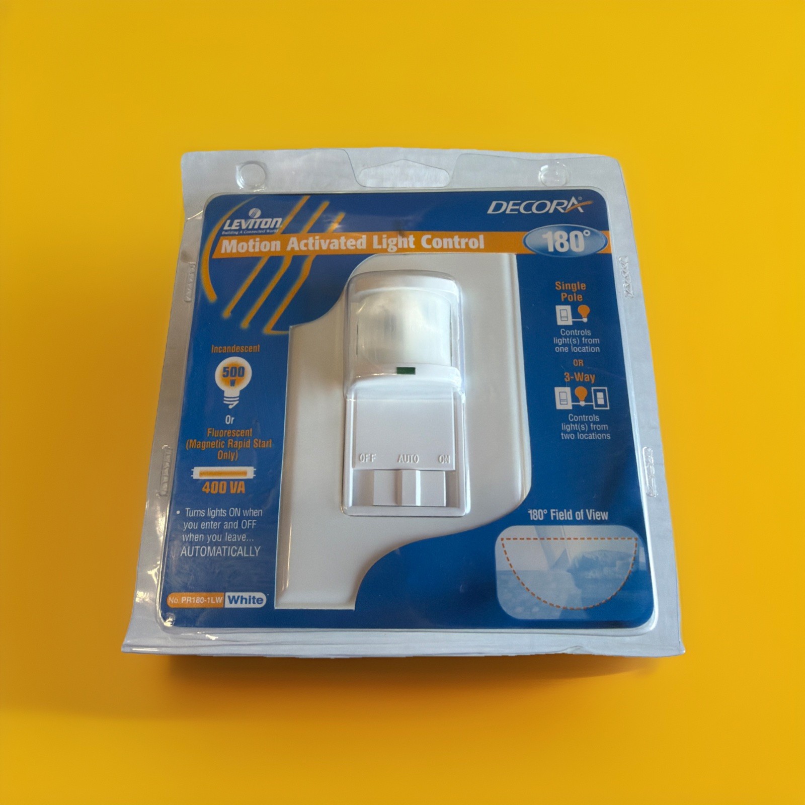 🔥Leviton PR180-1LW Wall Switch Occupancy Sensor / Motion Sensor ~ 1 Unit🔥 gallery