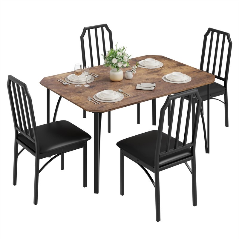Dining Room Table Set for 4 Kitchen Table and Chairs for Kitchen Dining Room NEW gallery
