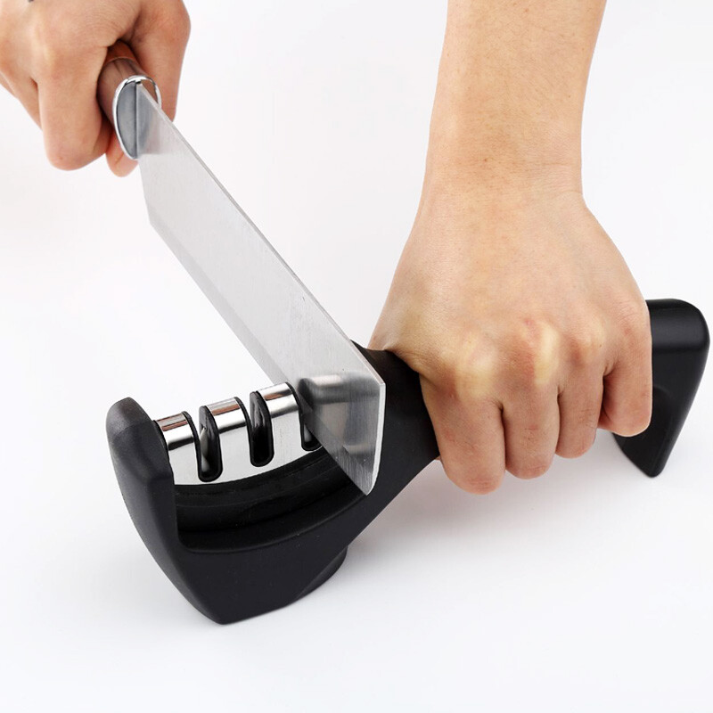Knife Sharpener 3 Stage Professional System Polish Sharpening Kitchen Tool NEW gallery
