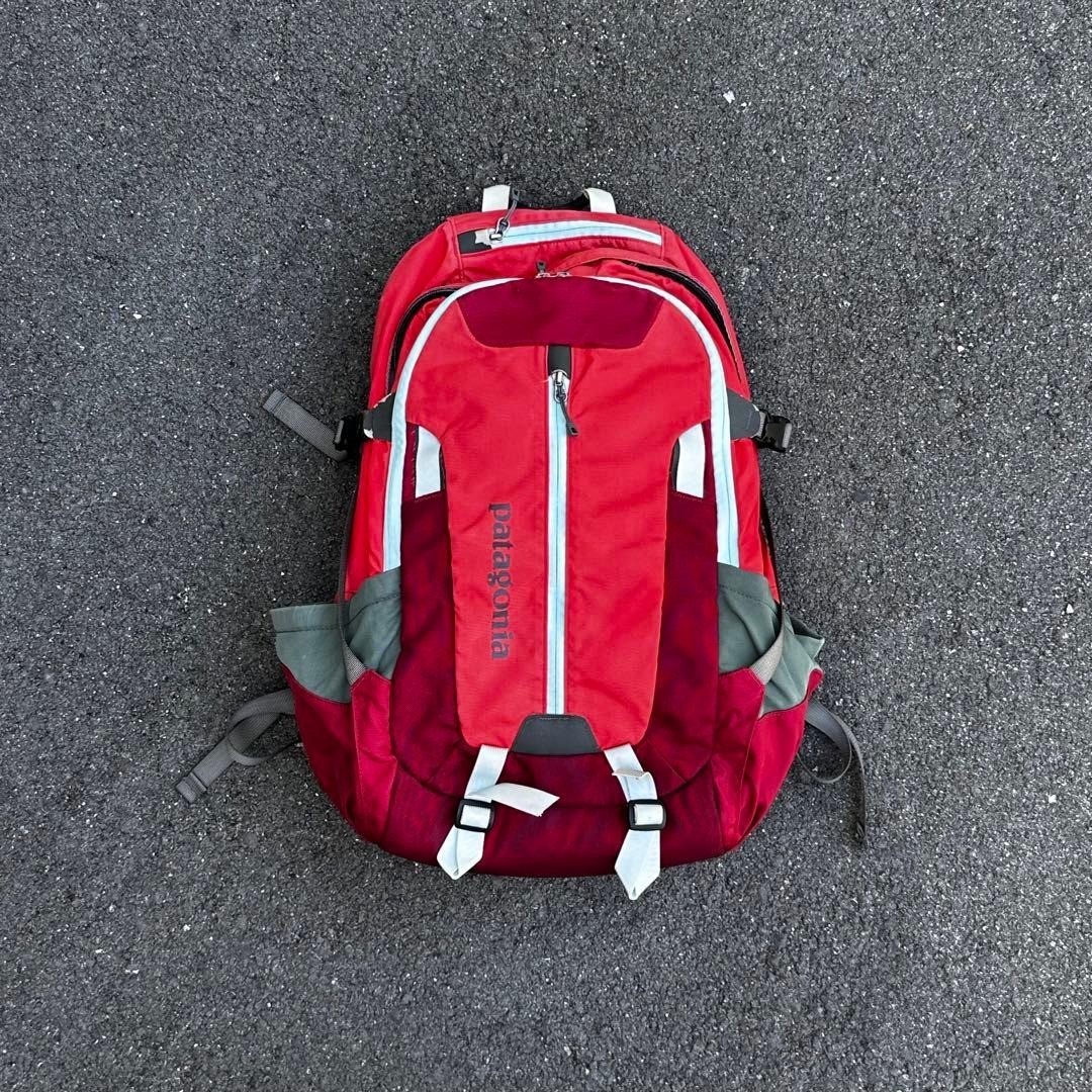 Patagonia Refugio 28L Backpack Red Gray Y2K Used