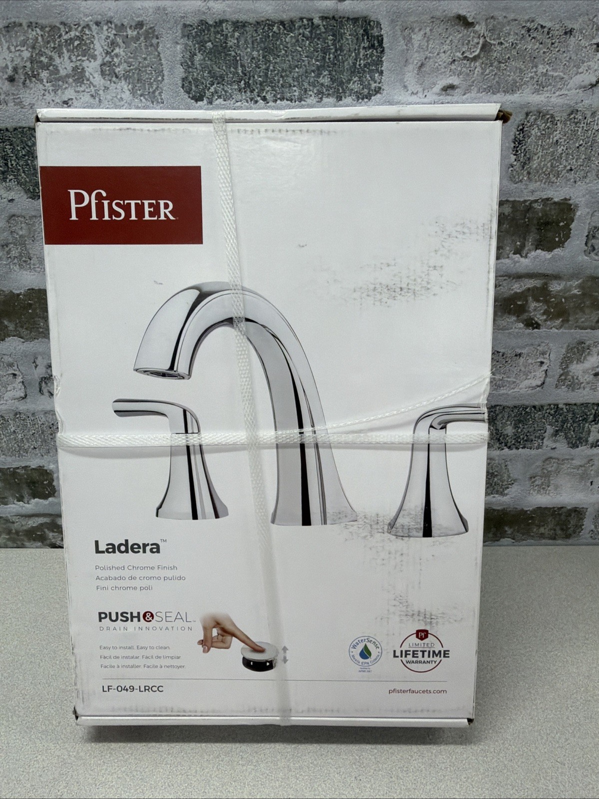 Pfister Ladera Widespread 2Handle Bathroom Faucet in Polished Chrome LF-049-LRCC gallery