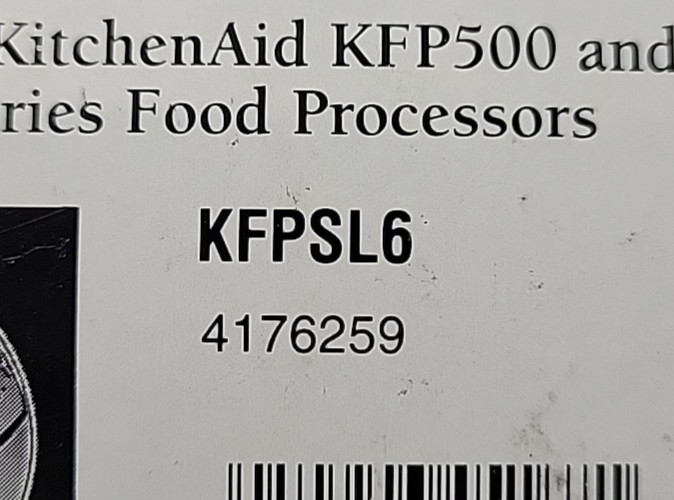 KITCHEN AID Food Processor THICK (6MM) SLICING DISC KFPSL6 Unused In Box gallery