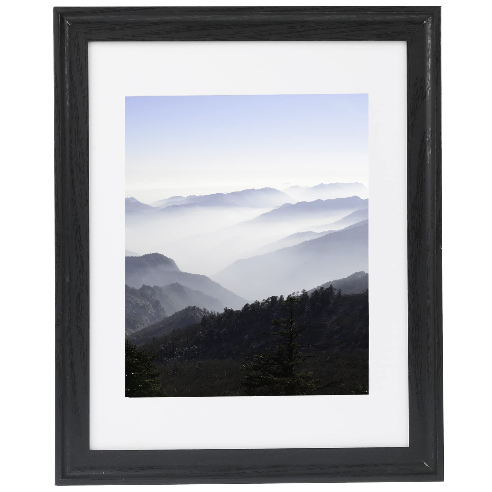 Medog 9x12 Certificate Gallery Frame Wood, Display Pictures 5x7 with Mat,9x12... gallery