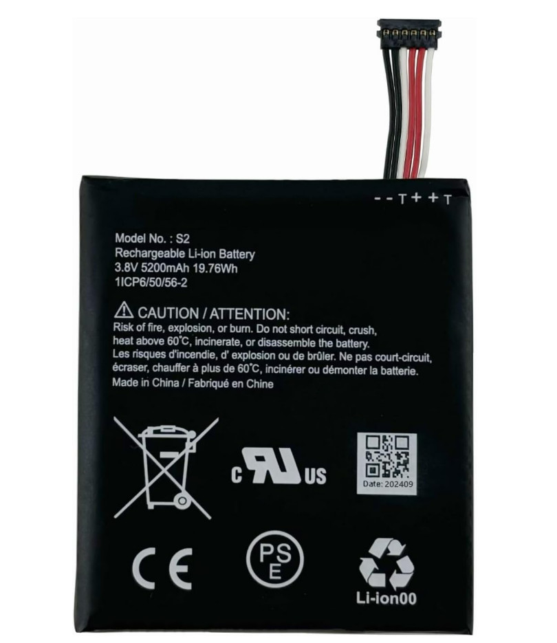 For Ring Video Doorbell Ring S2 5200mAh Battery Replacement 6 PIN gallery