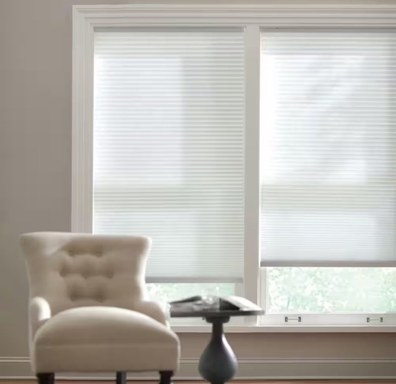 CUSTOM WIDTHS HDC Snow Drift Light Filtering Cordless Cellular Shade SHIPS 3 DAY gallery