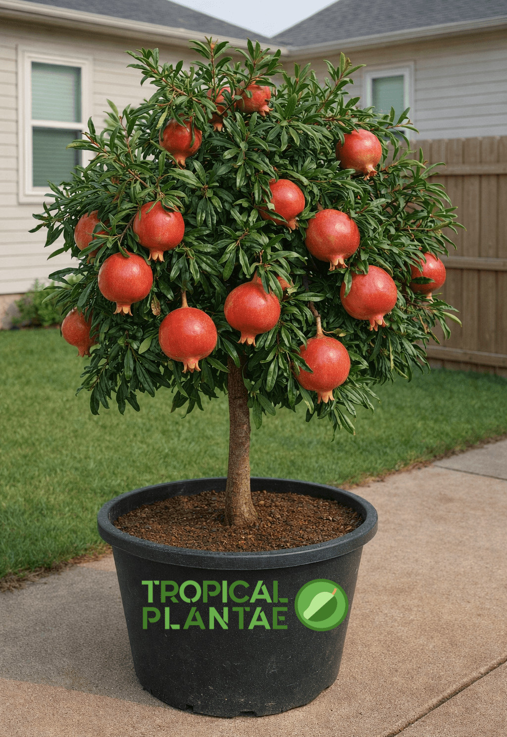 Pomegranate Tree – Live Fruit Tree – Hardy Outdoor Plant – USDA Certified gallery