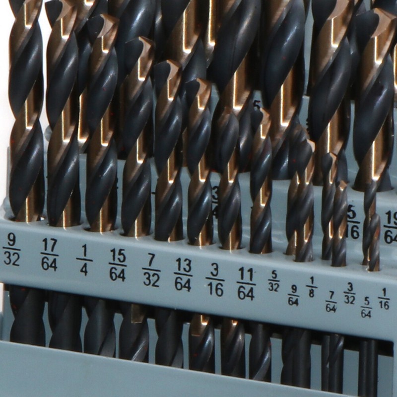 29PCS/Set HSS Drill Bits Black Gold Multi-Bits Twist Metal Drill Bit 1/16"-1/2" gallery