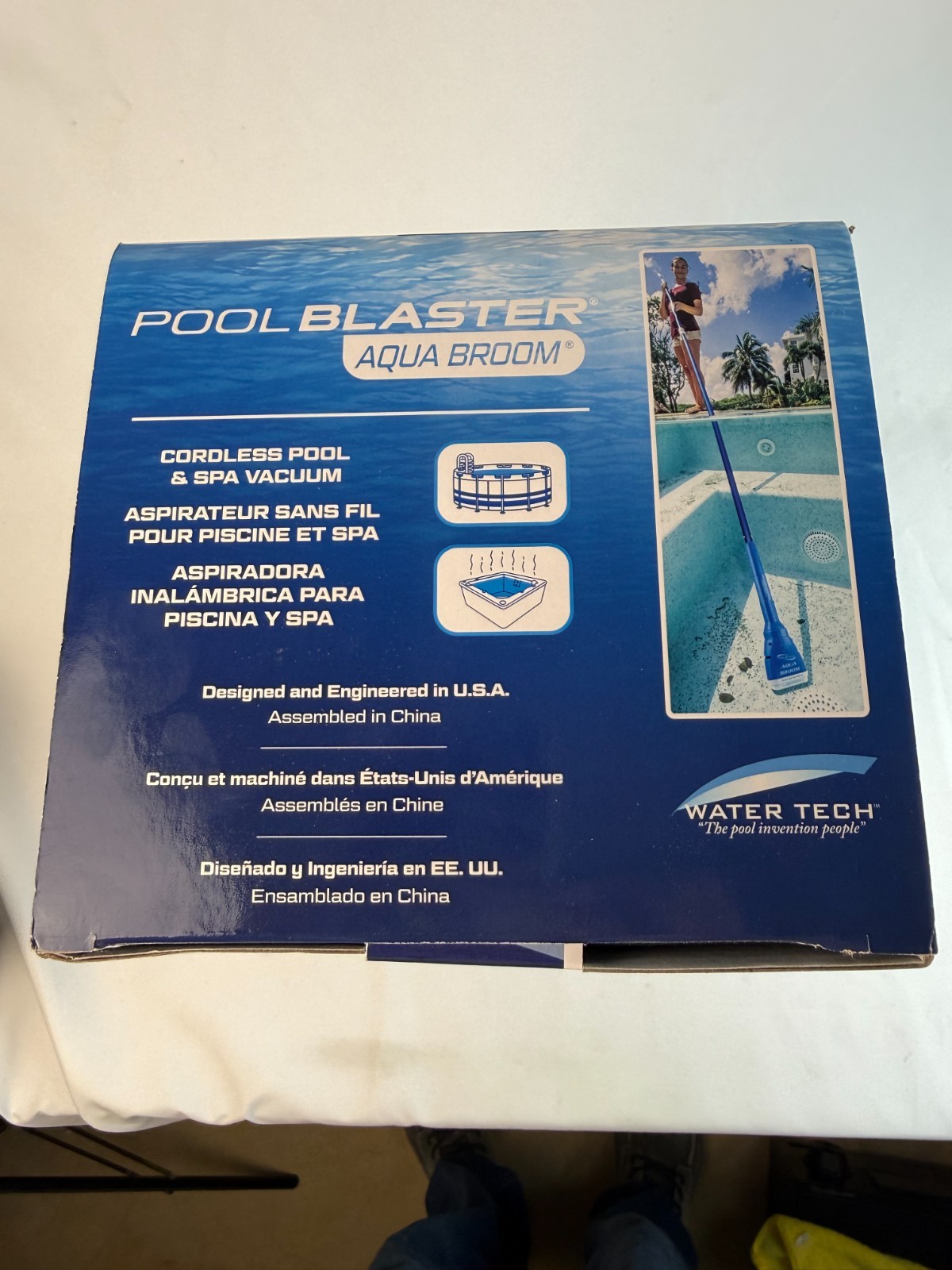 Water Tech Pool Blaster Aqua Broom Handheld Battery Operated Spa & Pool Vacuum gallery