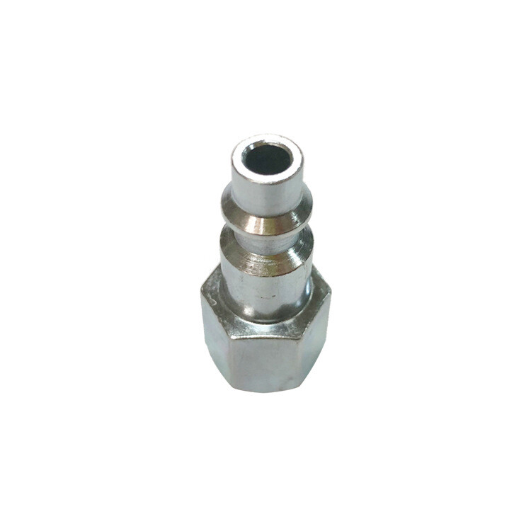 10Pack American Nickel Plated Quick Connector Male, Internal Thread Plug 1/4NPT gallery