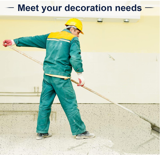2800 G/ 6. 17 lb Blend Decorative Color Chips Epoxy Flakes for Garage Floor B... gallery