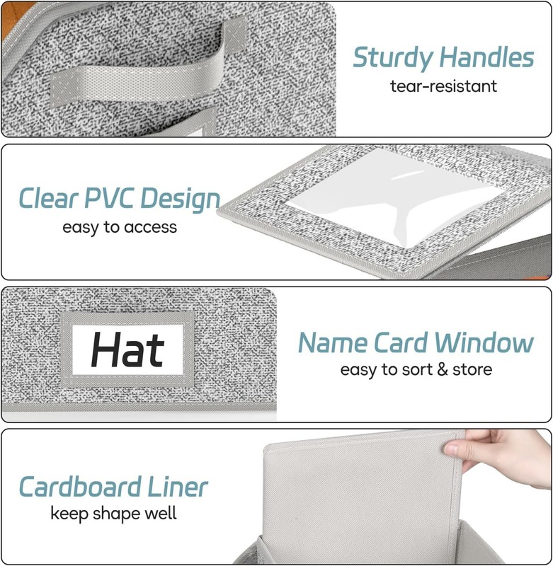 2 PCS Stackable Hat Storage for Baseball Caps, Holds up to 24 Caps Hat Organizer gallery