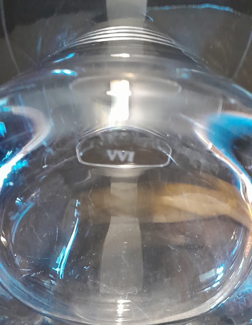 IVV Handmade Blown Glass Vase Slanted Top Italy gallery