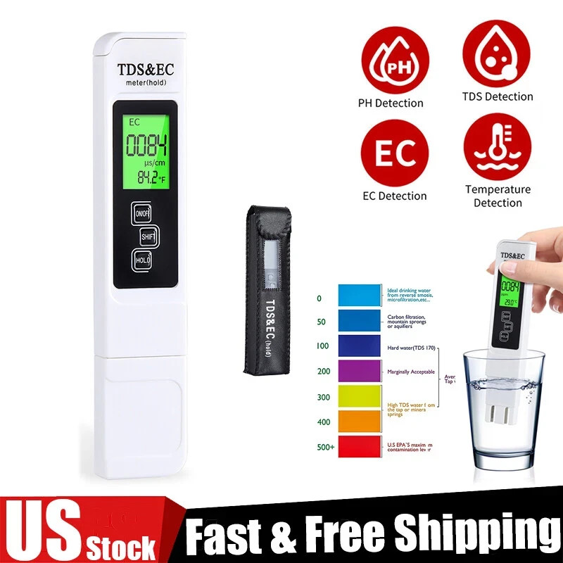 TDS Meter Digital Tester Water Quality Testing Kits for Drinking Water 0-9990ppm gallery