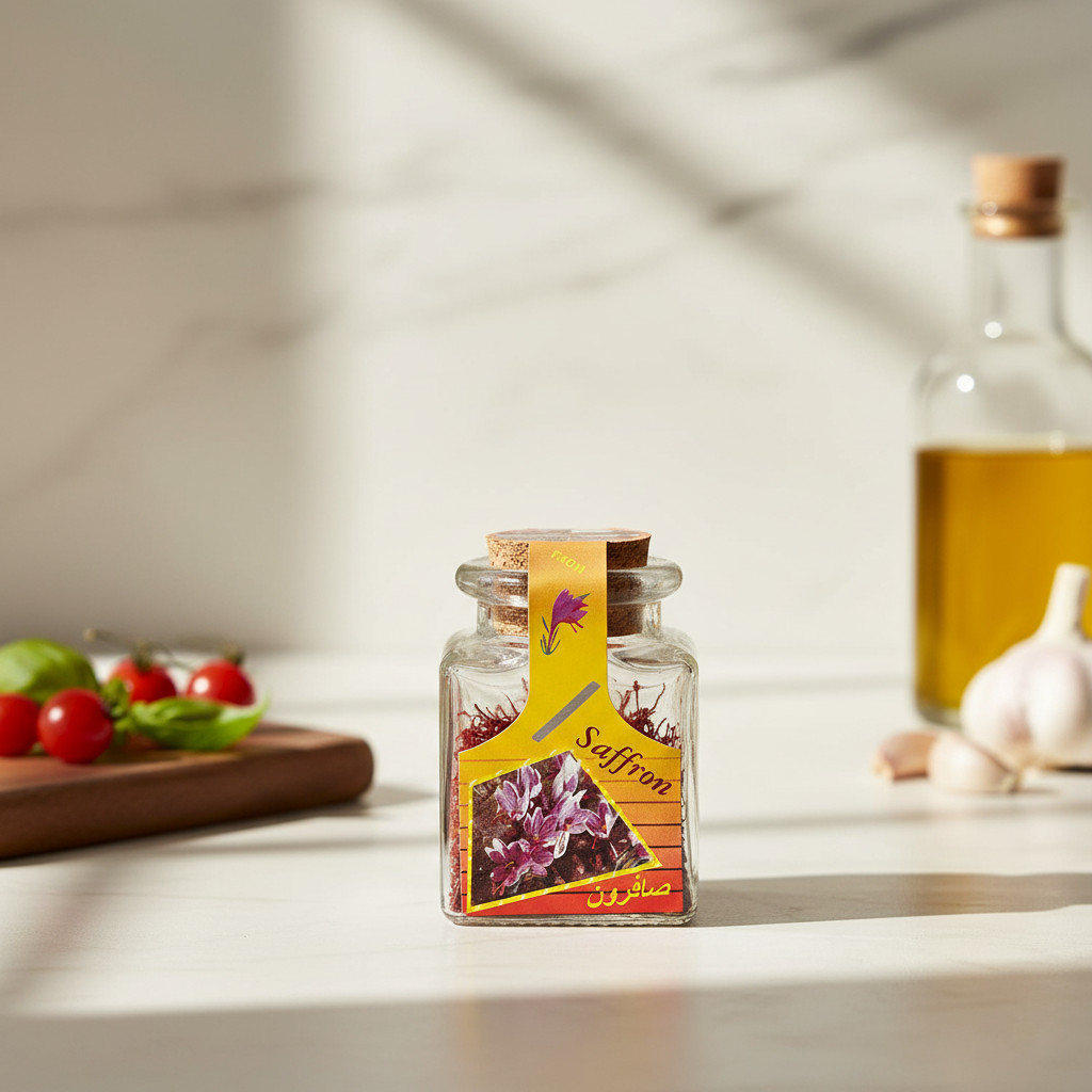 Spanish Pure Saffron Threads in Glass Jar – 100% Premium Quality (1g) gallery