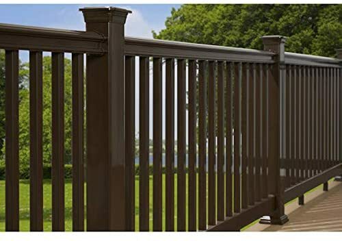 Fiberon Composite Deck Balusters -Square -Chestnut Brown - 33.5" -774157 -5 pack gallery