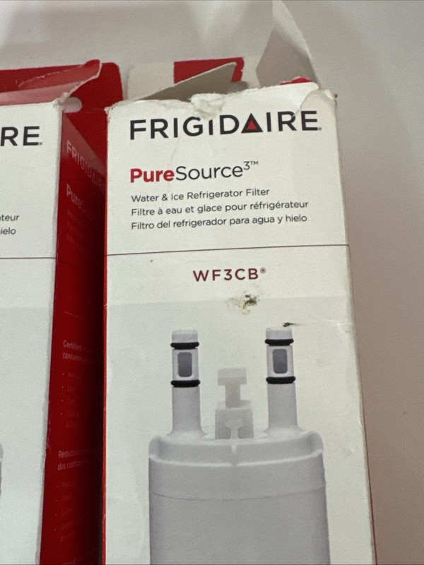 2x- Frigdaire WF3CB PureSource 3 Refrigerator Water Filter Sealed US gallery