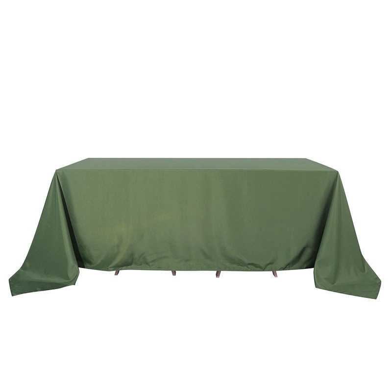 MOSS GREEN Polyester 90x132" Rectangle TABLECLOTHS Wedding Supplies Linens gallery