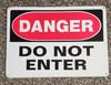 Do Not Enter OSHA Danger Sign Metal 14" x 10" gallery