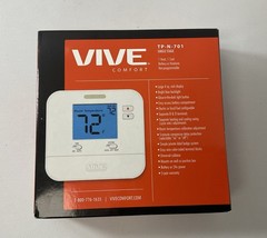 VIVE Comfort TP-N-701 Non-Programmable Thermostat (1 Heat 1 Cool) single stage