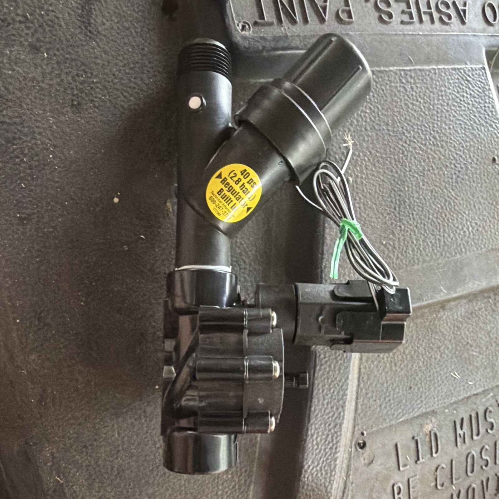 Flow Control Valve, 40 GPM, Analog/Mechanical, Garden Irrigation, Black Plastic gallery
