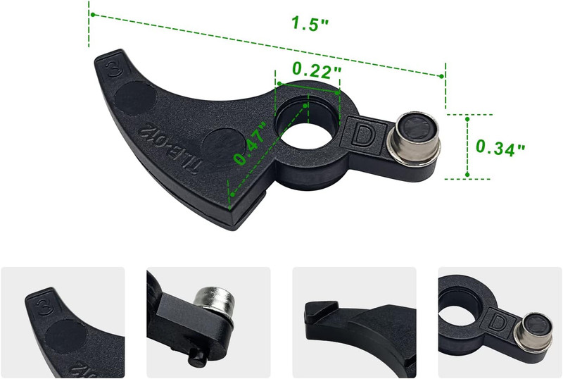 90567077 6-Pack Trimmer Replacement Lever Assembly for 90567079 Black&Decker NST gallery