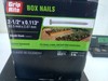 NEW 5 Lbs Grip Rite Smooth Shank 8D 2-1/2" Box Nails Exterior Galvanized. 8HGBX5 gallery