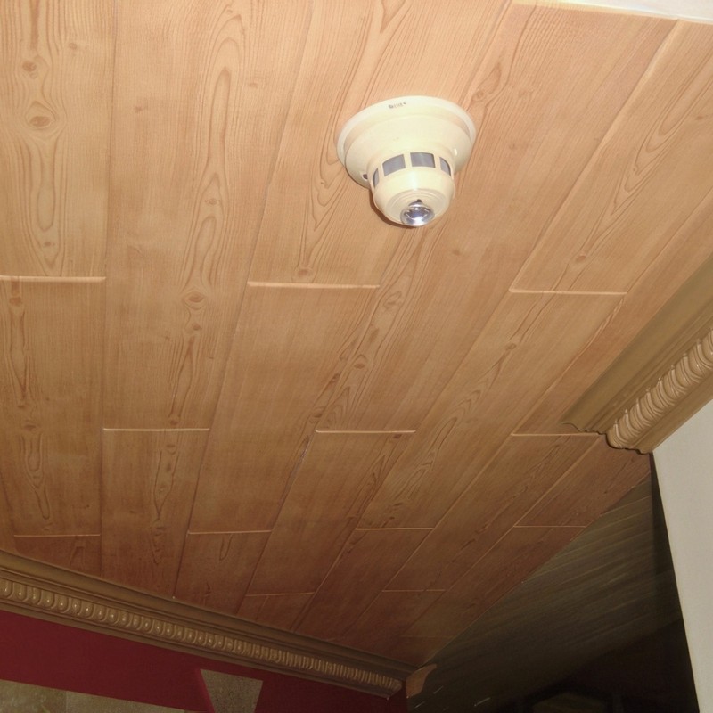 DIY Styrofoam Ceiling planks/Panels Pine - Glue up on popcorn. Pack of 120 pcs gallery