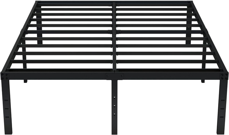 18 In Queen Bed Frames No Box Spring Needed Large Storage Space Squeak Resistant gallery
