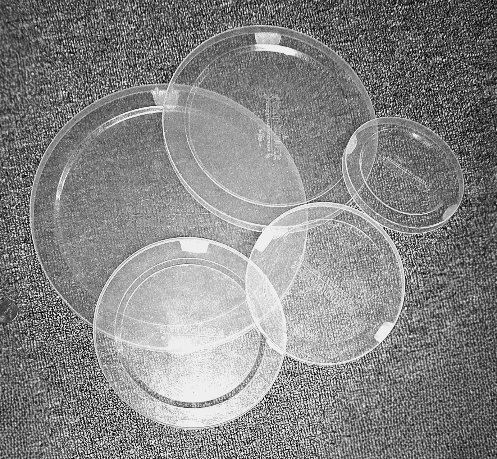 Temp-tations by Tara replacement lids round Old World Bowl Lids ONLY Set of 5 gallery