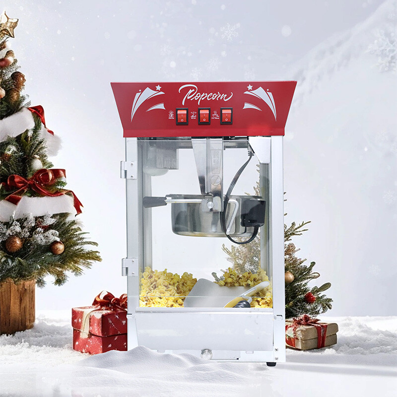 Commercial Popcorn Machine Maker Popper Countertop Large 12-Ounce Kettle 850W gallery