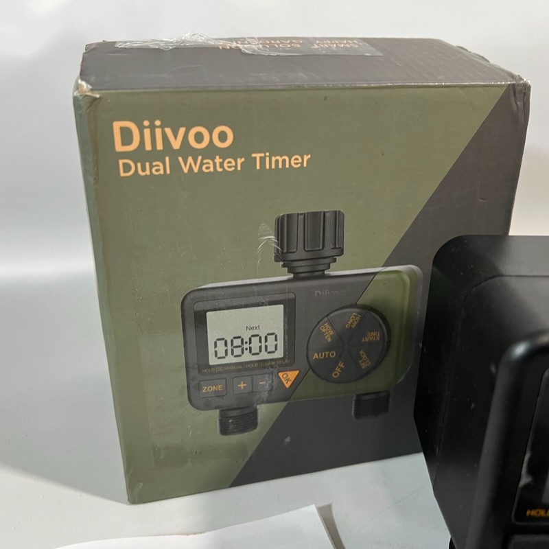 Sprinkler Timer 2 Zone Programmable Water Hose 2 Outlet Garden Outdoor New gallery