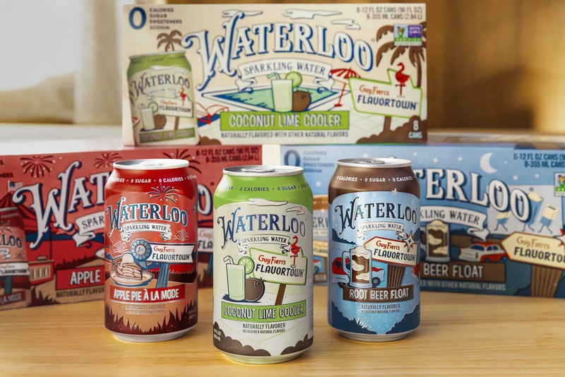 Waterloo Sparkling Water, Coconut Lime Cooler, 12 fl oz, 8 Pack Cans gallery
