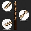COMOWARE 15Pcs Drill Bit Set (1/16"-3/8"), M35 HSS Twist Drill Bits, Jobber Leng gallery