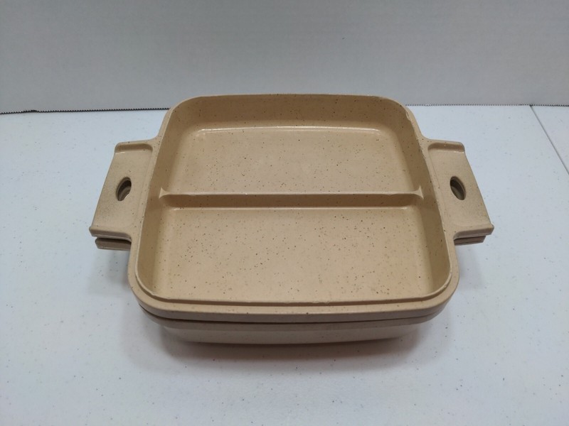 LittonWare Microwave Conventional Convectional Cooking Heating Square Dish BTBS2 gallery