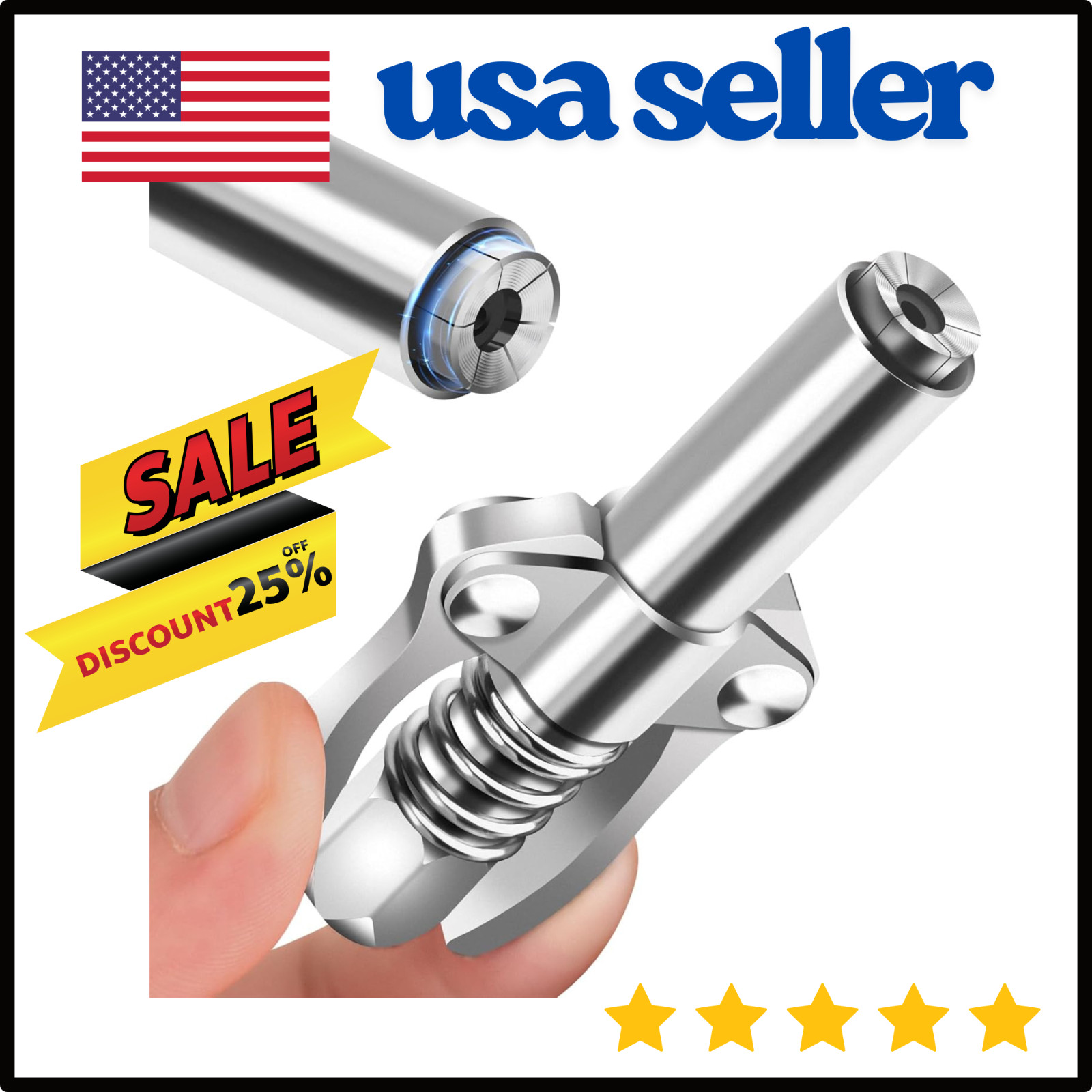 Grease Coupler Tips - Lock n Lube, Leak Proof 12000 PSI, Dual Handle, for 1/8" N gallery