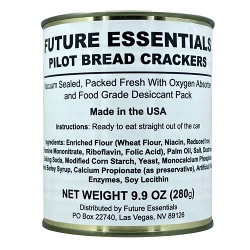 Future Essentials Pilot Bread Survival Crackers, 12-Pack, 30-Year Shelf Life gallery