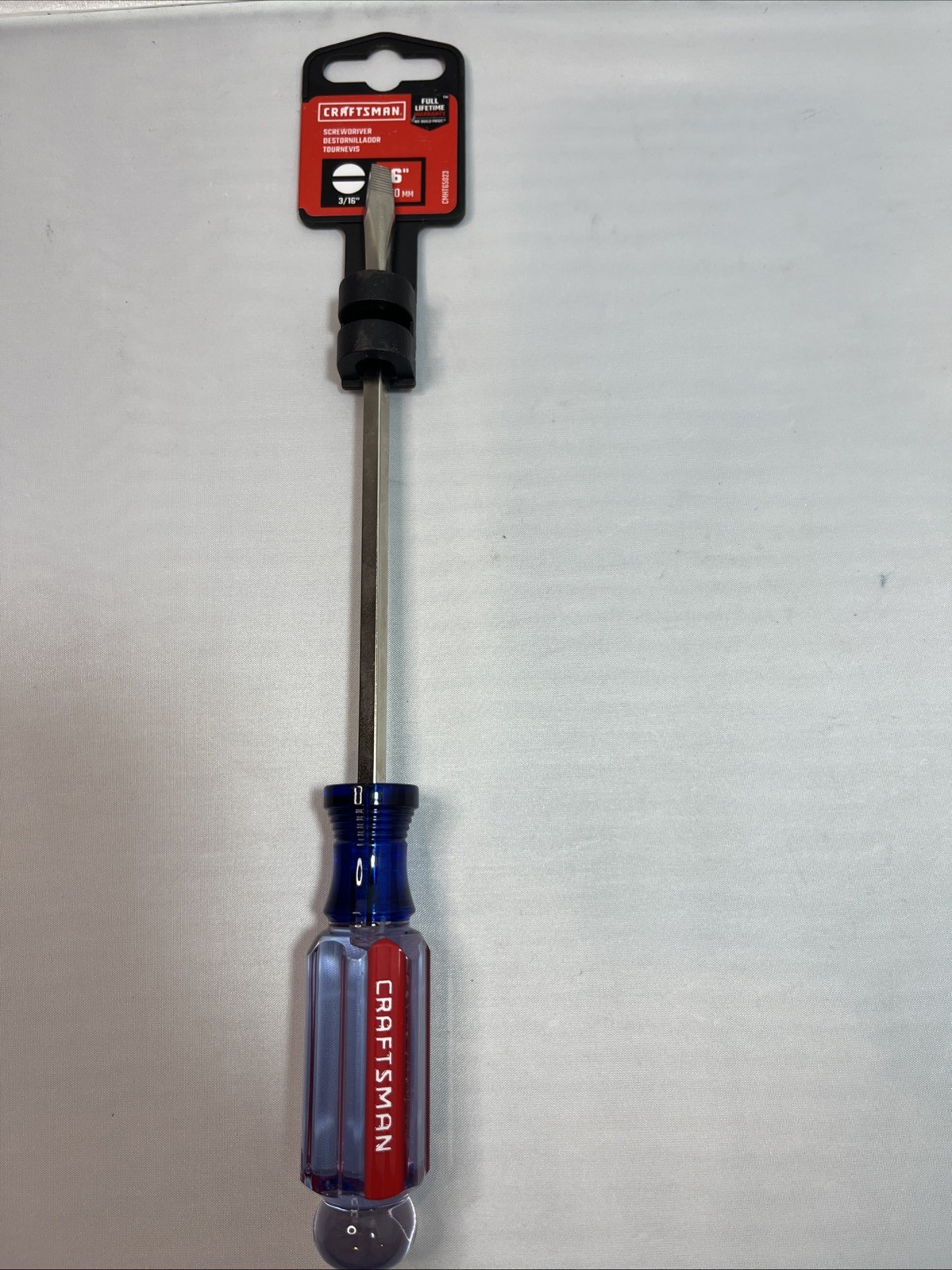 CRAFTSMAN CMHT65023 SLOTTED SCREWDRIVER, 3/16 IN X 6 IN FULL LIFETIME WARRANTY gallery