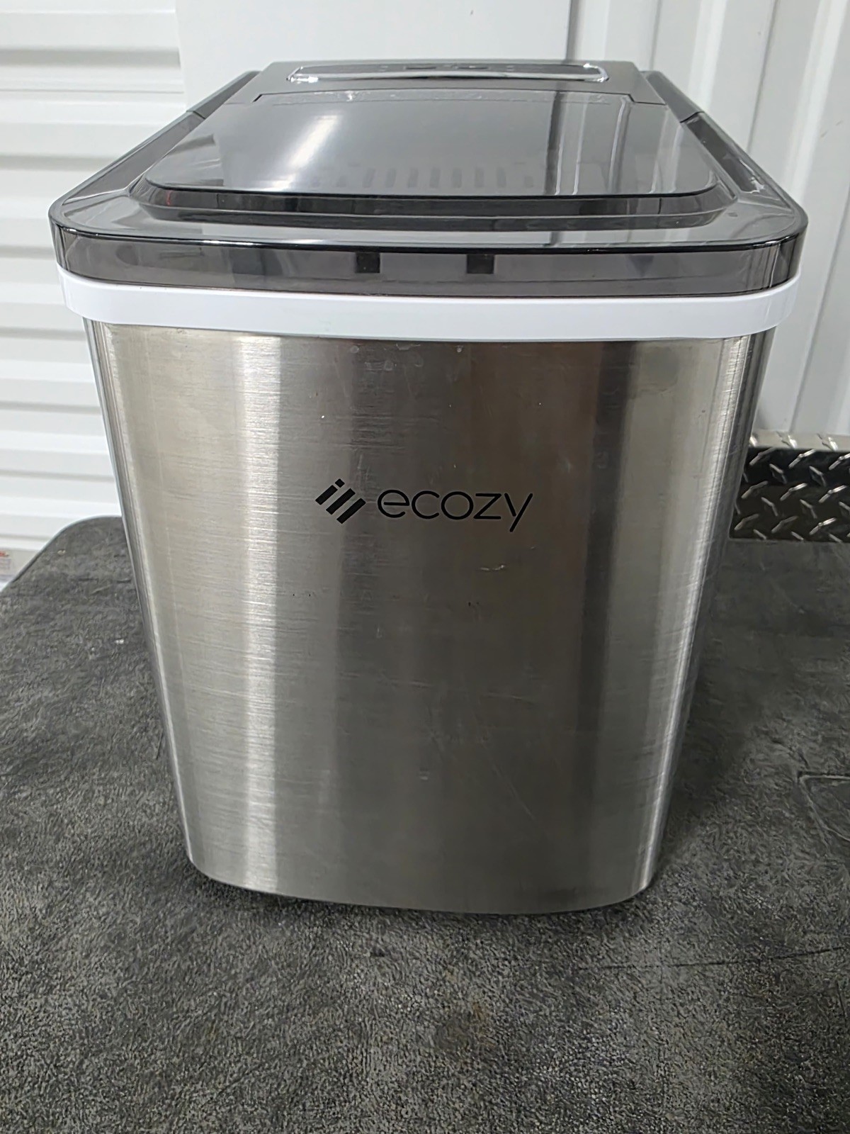 🌟ecozy Portable Ice Maker Countertop 9 Cubes Ready in 6 Mins 26.5 lbs 24 H🌟 gallery