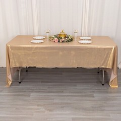 60×126 in Sequin Dots Polyester Rectangle TABLECLOTH Party Events Decorations