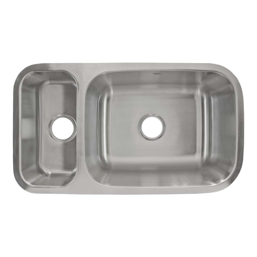 Undermount Stainless Steel Double Basin Kitchen Sink 32 1/4 " x 17 7/8" x 9" gallery